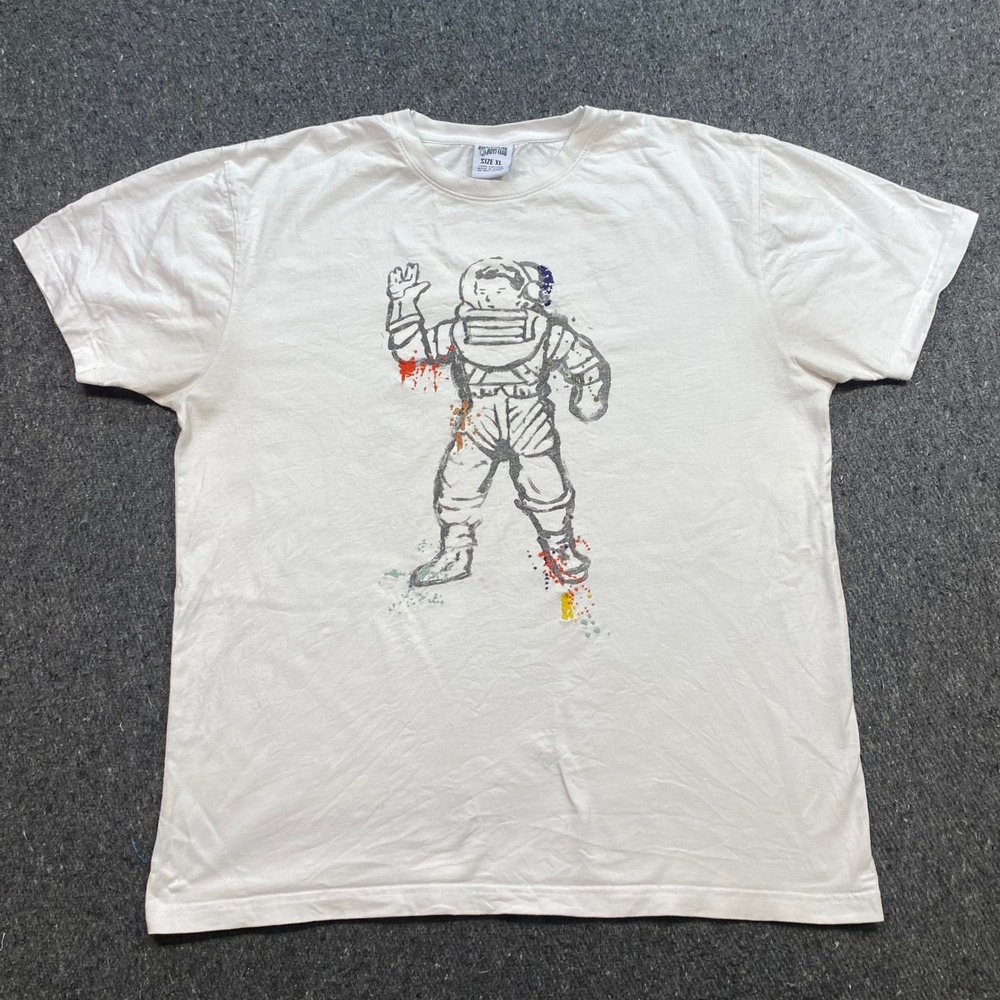 Billionaire Boys Club TShirt XL Mens White Streetwear Astronaut Graphic Tee 8773